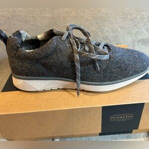 Pendleton Dark Gray Wool Men's Sneakers